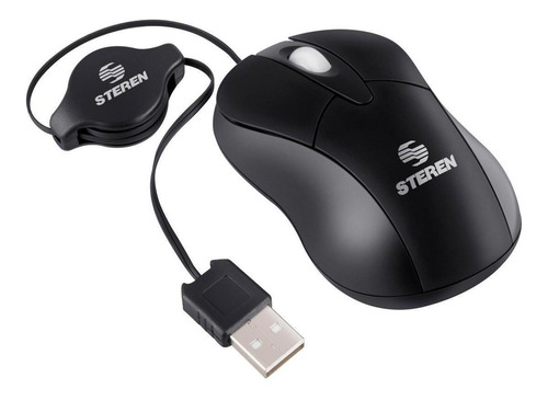 Mini Mouse Óptico Usb Con Cable Retráctil | Com-525