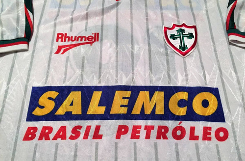Camisa Portuguesa 1998 Usada Jogo #18 Rhummel Branca