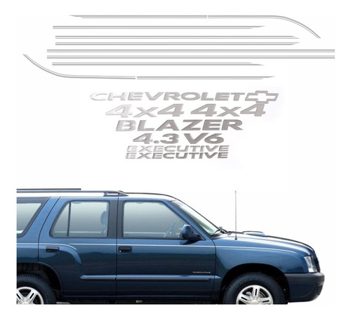 Kit Adesivo Chevrolet Blazer Executive 4.3v6 2006 S10kit7