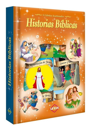 Historias Bíblicas 6 Libritos Acartonados