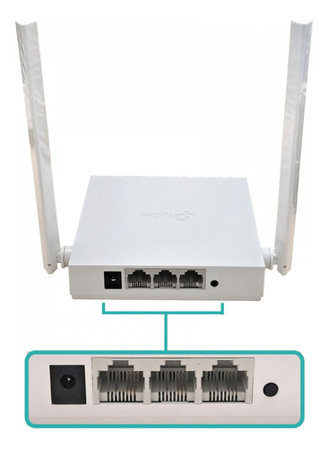 Router Inalámbrico Tp-link 2 Lan Tl-wr820n Clickbox