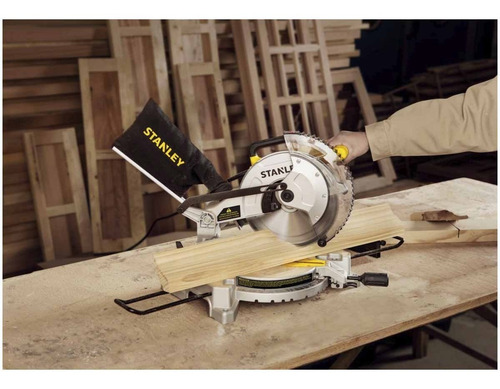 Imagen 6 de 6 de Sierra ingletadora Stanley SM16 1650W - 120V