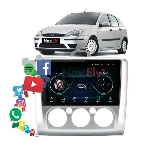 Multimídia Focus Ac Manual Android Auto 11 Octacore Carplay