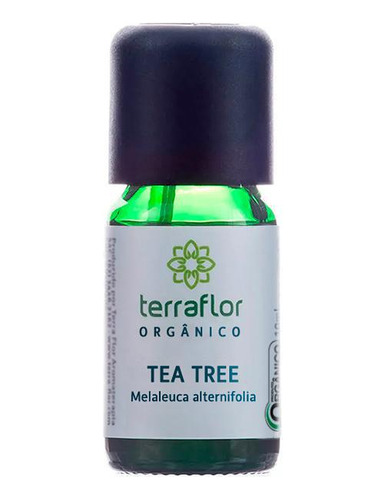 Óleo Essencial Orgânico De Tea Tree Melaleuca 10ml