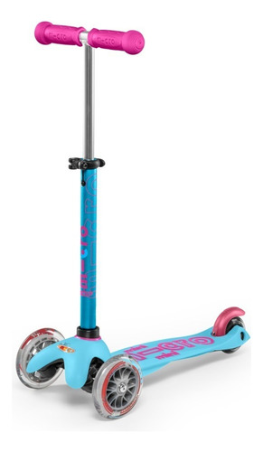 Patineta scooter de pie Micro Mini Deluxe Micro  turquesa para niños