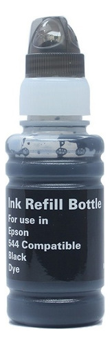 Garrafa De Tinta Preta Katun Compatível Epson L3110 T544120 Tinta Preto