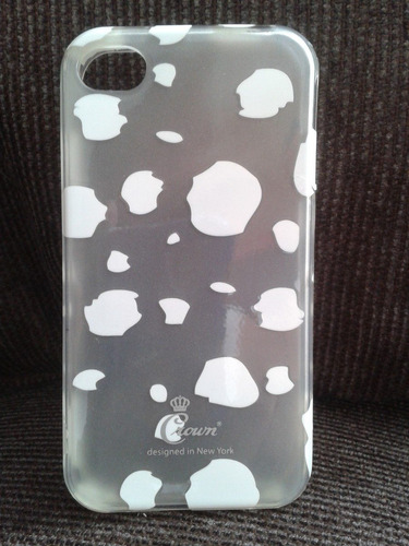 Carcasa Animal Print Marca Crown iPhone 4-4s.100% Originales