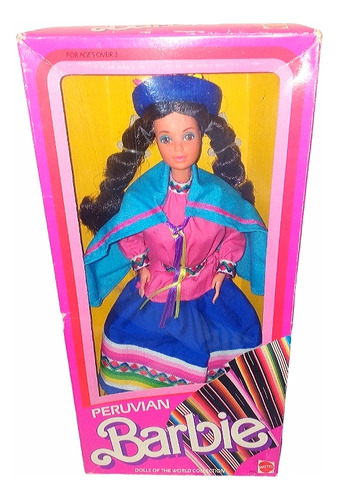 Barbie Muñeca Molde Steffie Peruana 1985
