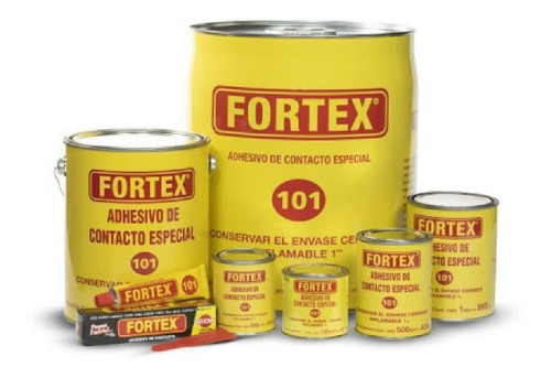 Adhesivo Contacto Fortex Lata Pegamento 1/4lt Original