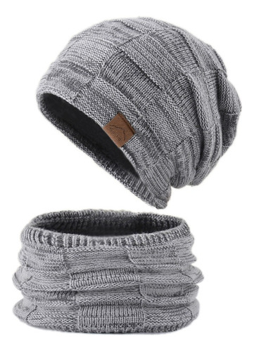 Conjunto De Cuello Térmico Con Gorro Tejido De Punto Ke Frío