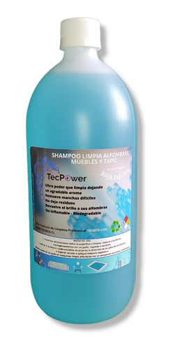 Imagen 2 de 2 de Liquido Shampoo Limpia Lava Tapiz Auto Alfombra Industrial