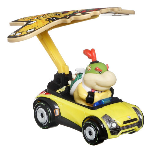 Hot Wheels Mariokart Bowser Jr. Sports Coupe + Bowser Kite