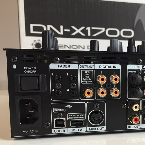 Denon Dnx1700 Mixer Profesional Digital 4 Canales Usb Dj