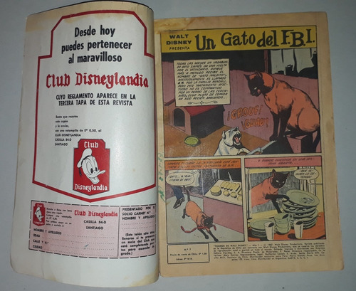 Comic Tesoros De Walt Disney N°7/año:1967/zigzag/un Gato Del (Usado)