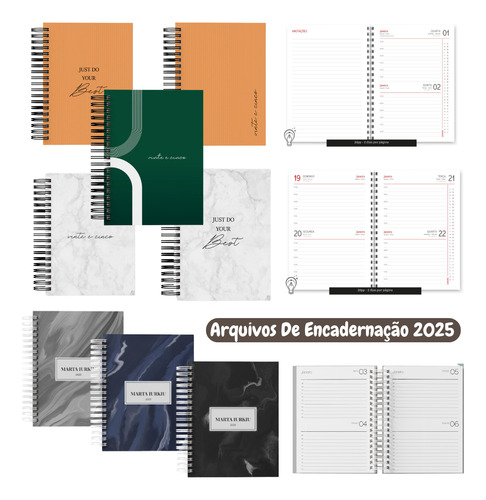 39 Combos Arquivos De Encadernação 2025 Agendas E Planners