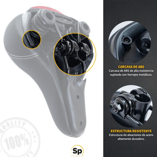 Imagen 6 de 10 de Asiento Para Bicicleta Antiprostatico New Flow Technology
