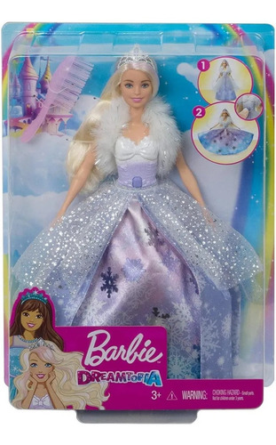 Barbie Dreamtopia Muñeca Princesa Vestido Mágico Original