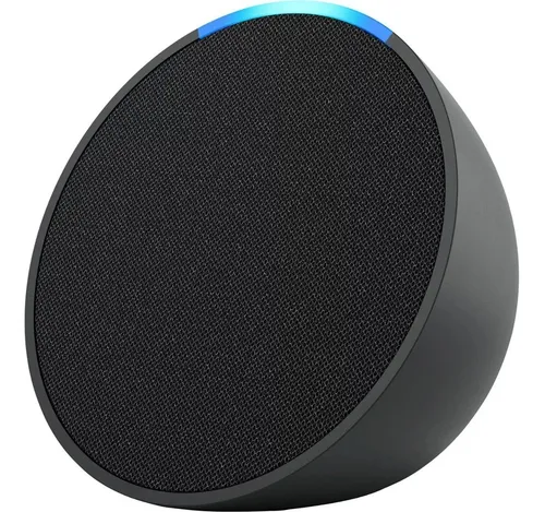 Assistente Virtual Echo Pop 110/220 Volts Preta Cor Preto