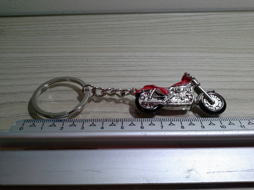 Chaveiro Harley Davidson Metal Presente Moto Clube Vermelho