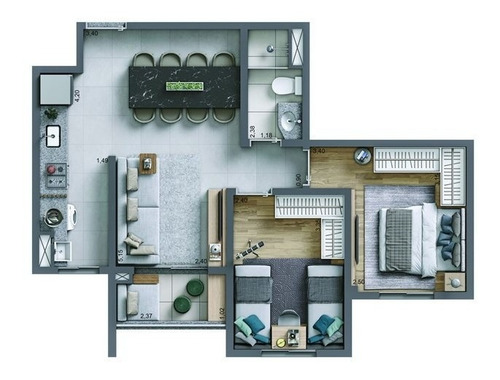 Imagem 12 de 15 de Apartamento À Venda No Bairro Rudge Ramos - São Bernardo Do Campo/sp - O-6105-14501