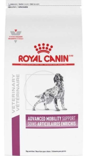 Alimento Royal Canin Veterinary Diet Advanced Mobility Support para perro adulto todos los tamaños sabor mix en bolsa de 12kg