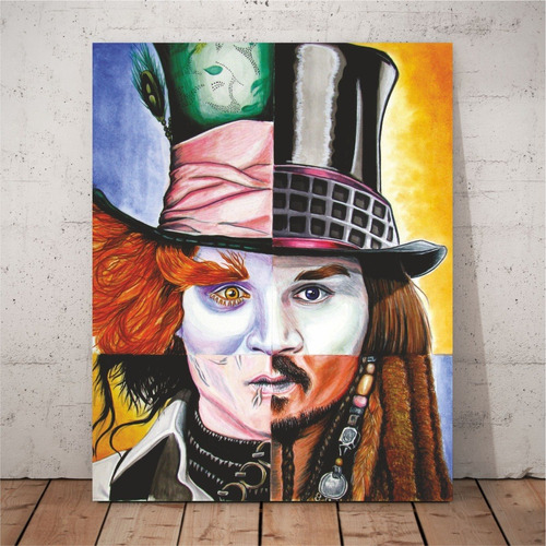 Cuadros Modernos 27x42 Cine Peliculas Tim Burton Johnny Deep