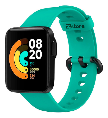 Correa Compatible Con Xiaomi Mi Watch Lite Verde Esmeralda