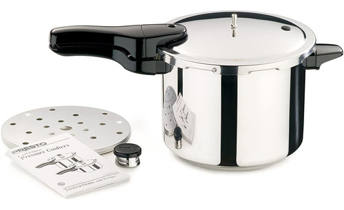 Imagen 3 de 5 de Olla A Presion Presto 1362, Acero Inoxidable 5.7lts