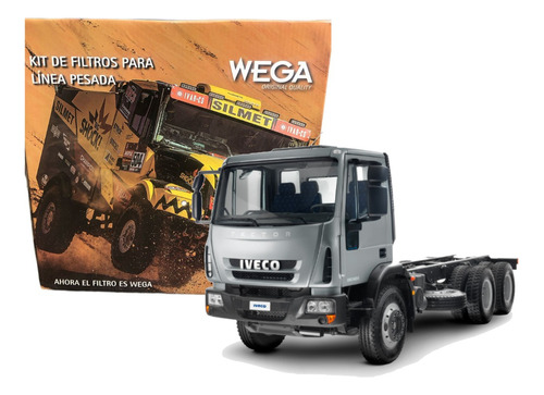 Kit Filtros Wega Iveco Tector 170e25 240e25 260e25 170e28/22