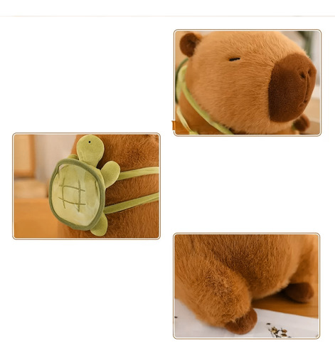 Juguetes De Peluche Capibara Y Mochilas Pequeñas Con Forma D