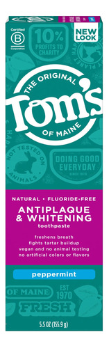 Tom 's Of Maine Pasta Dental Natural Antiplaca Blanqueante S