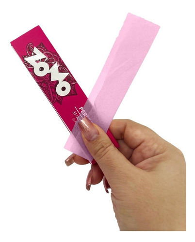 Imagem 4 de 6 de Caixa Seda Zomo Perfect Pink Rosa C/25 Livretos Atacado Smok