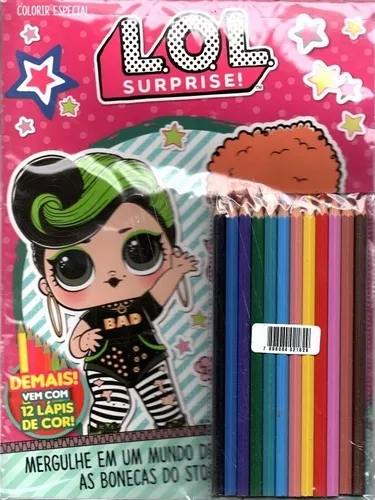 LOL Surprise - Colorindo especial com lápis de cor