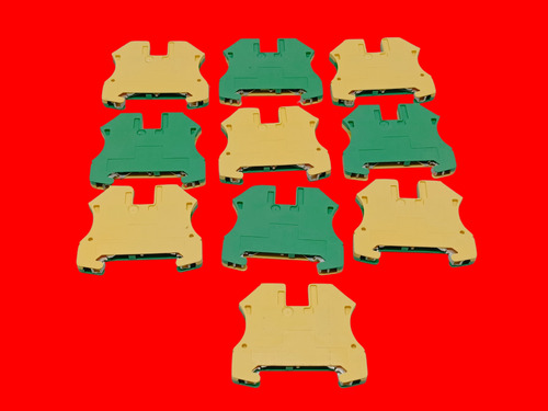 1010100000 Weidmuller Clema De Tierra Wpe 4 Lote De 10 Pz