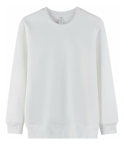 Sudadera Con Cuello Redondo De Algodón Pesado Para Hombre