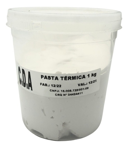 Pasta Térmica Pote 1kg Cda P/ Processador Chip Led E Cpu