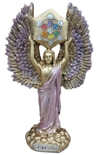 Arcángel Metatron De Alas Extendidas De 30cm Angel Protector