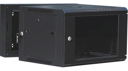 Rack 6u Pivotante Negro 600x550 No Inc Pdu