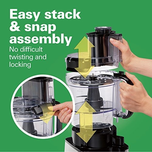 Imagen 7 de 10 de Procesador De Alimentos Hamilton Beach Stack And Snap De 12