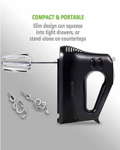 Hand Mixer, Mosaic Electric Mixer With Cord & Attachments S