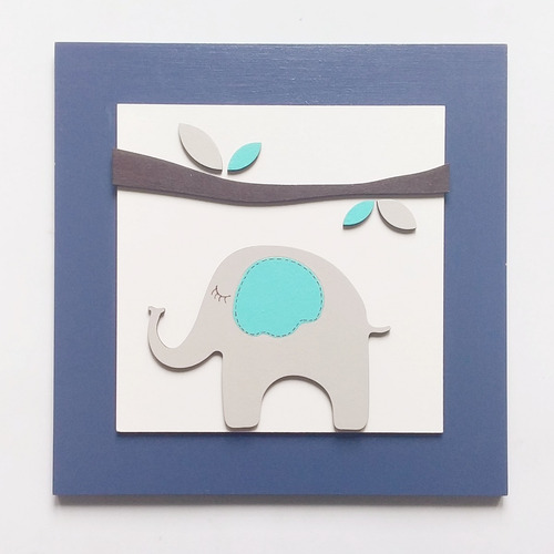 Imagen 8 de 10 de Cuadros Infantiles Selva Y Bosque - Decoración Infantil