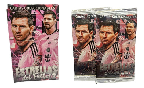 Mazo + Cartas Estrellas Del Futbol Serie 2 X 50 Sobres. Rey