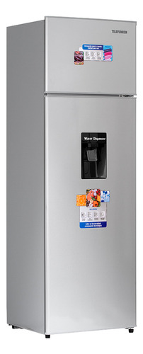 Telefunken Heladera Con Dispenser 300 Litros Silver Tfk-hd300d Color Gris