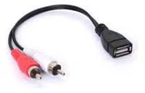 Comprar Cable Usb A Rca, Conector Usb A 2.0 Hembra A 2 Rca Macho...