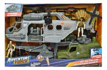 Comprar Set Militar Helicóptero Gigante Con Sonido Adventure Force