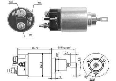 Solenoide Arra Bosch Ci C3/saxo/xsara/pe 106/206/306/partner