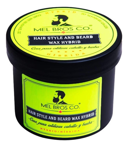Cera Híbrida Estilizadora Mel Bros Co. Cabello Y Barba 118ml