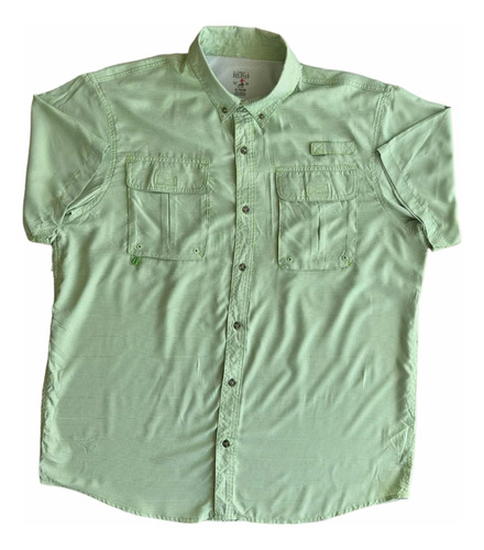 Camisa Red Head Tamiami Omnishade Manga Corta Cco95 Verde Xl