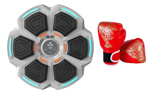 Máquina De Boxeo Musical, Guantes Rojos Para Adultos