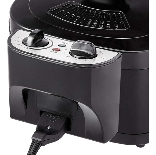 Freidora Electrica Amazon Basics De 2 Litros, Negra